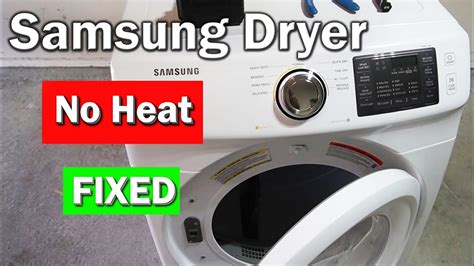 Samsung dryer not drying. No heat or not enough heat is the most common symptom for Samsung DV330AEW/XAA. It takes 30-60 minutes to fix on average. The instructions below from DIYers like you make the repair simple and easy. Many parts also have a video showing step-by-step how to fix the "No heat or not enough heat" problem for … 