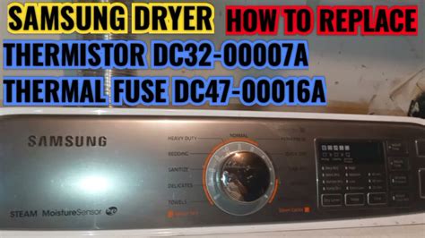 Samsung dryer thermal fuse - reset. Things To Know About Samsung dryer thermal fuse - reset. 