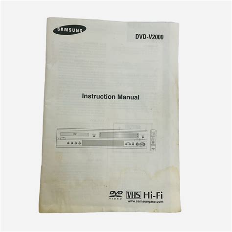 Samsung dvd v2000 vcr combo manual. - 92 kawasaki jf650 ts repair manual.