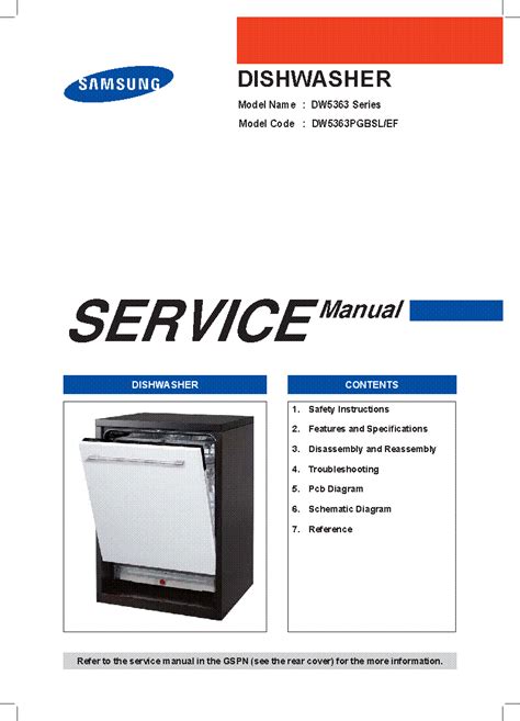 Samsung dw5363 series dishwasher service manual. - Manuale di john deere computer trak 250.