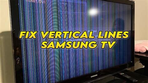 Samsung frame tv lines on screen.  Mess up the spacing between those t...