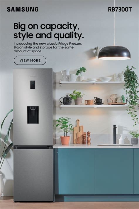 Samsung fridge freezer.  Stylish, spacious & energy smart.  Spacious interior with adjustab...