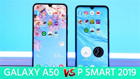 Samsung galaxy a50 vs huawei p smart 2019