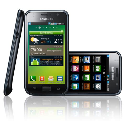 Samsung galaxy s1. Le Galaxy S incarne l’excellence technologique de Samsung : écran tactile multipoint géant (10 cm de diagonale), processeur puissant à 1 GHz, Wi-Fi n, Bluetooth 3.0 et enregistrement vidéo HD. 