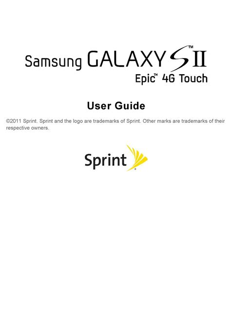 Samsung galaxy s2 epic 4g touch owners manual. - Life with student study guide and esp cd rom.