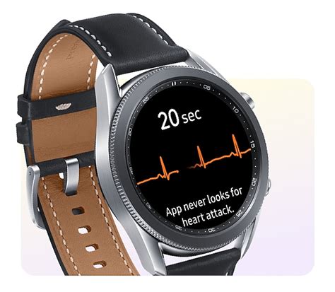  A Samsung Galaxy Watch* and smartphone (Android P OS version or higher) are required to use Samsung Health Monitor app. Due to country/region restrictions in obtaining approval/registration as a medical device, Samsung Health Monitor app only works on watches and smartphones purchased in the country/region where the service is currently available. .