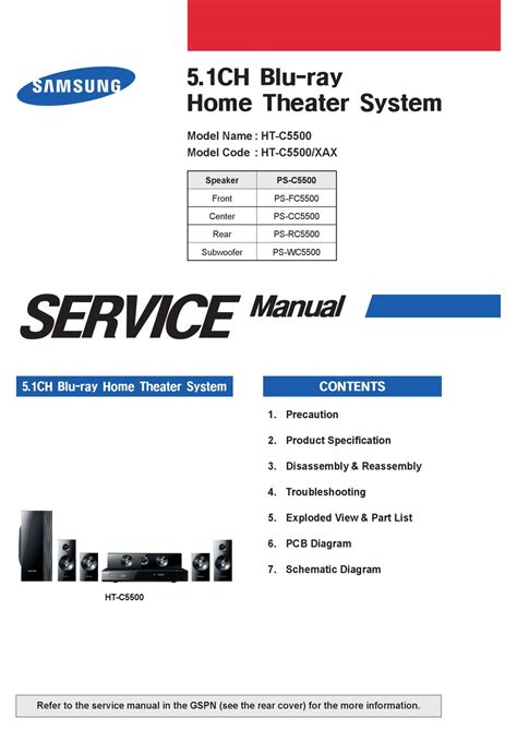 Samsung ht c5500 service manual repair guide. - Obras de wesley 14-volume set (obras de wesley).