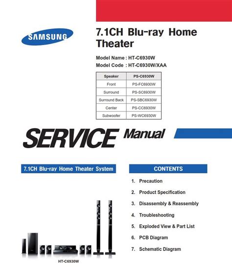 Samsung ht c6930w service manual repair guide. - La independencia para ni os spanish edition.