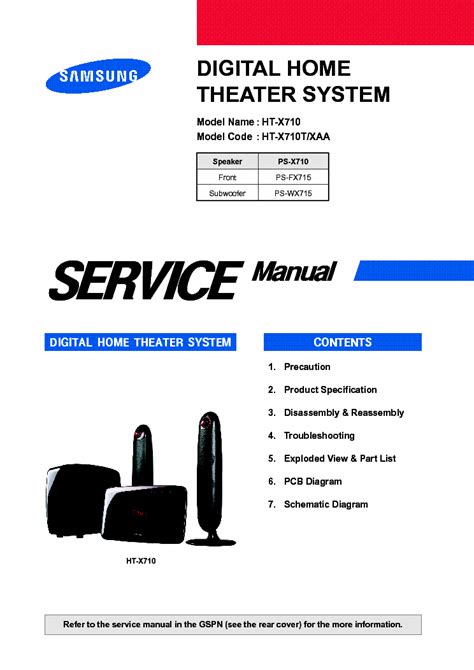 Samsung ht x710 x710t service manual repair guide. - Manual de instalación del termostato honeywell 8000.