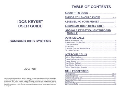Samsung idcs 100 manuale di programmazione. - Manuale di pronto soccorso 8a edizione.