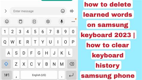 How to Remove All Learned Words? | Samsung Keyboard. Now we w