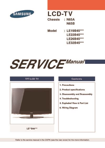 Samsung le32b45 le26b45 manuale di servizio tv lcdkenwood dp 49 1020 1520 manuale di servizio. - The quality handbook for health care organizations a managers guide to tools and programs.