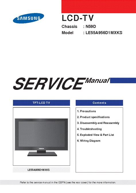 Samsung le55a956d1mxks lcd tv service manual. - Study guide for introducing christian doctrine 2nd ed by millard j.