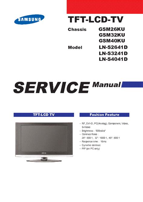 Samsung ln 40 tv service manual. - Travailleurs indigènes et productivité du travail au congo belge.