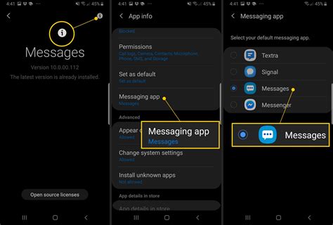Samsung messages app for android.  Key Features: - Enjoy the default SMS and MMS features -...