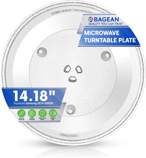 Samsung microwave turntable plate replacement.  Enjoy even heat distribution and se...