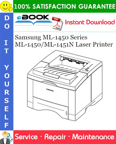 Samsung ml 1450 series ml 1450 ml 1451n laser printer service repair manual. - Julius el rey de la casa.