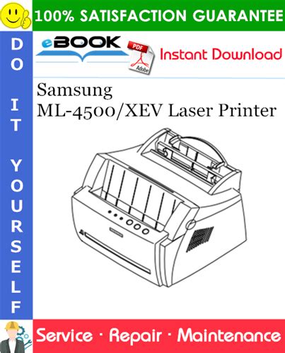 Samsung ml 4500 xev laser printer service repair manual. - Galaxies interieur (anthologie de science fic).
