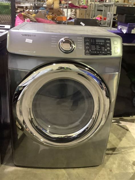 The Samsung DVE45R6100C is a dryer that offers efficient and reliable performance for everyday laundry needs. Designed with advanced technology, it optimizes drying cycles to deliver fast and effective results. Featuring a large 7.5 cubic feet capacity, this dryer can accommodate large loads, allowing for fewer cycles and greater …. 