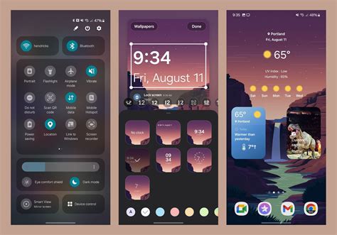 Samsung oneui. One UI uses motion to emphasize the depth of screens and help users understand the relationship between UI elements. For example, Always On Display elements move out of the way to uncover the Lock screen underneath, which in turn disappears in a zoom animation to reveal the Home screen when the phone is … 