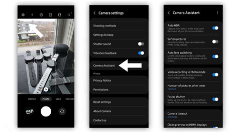 Samsung phone camera app.  You can disable automatic switching between len...