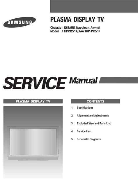 Samsung plasma fernseher service handbuch hpp4271x xaa. - Ursus tractors maintenance troubleshooting guide manuals for.