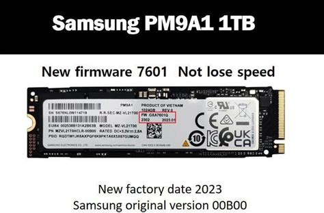 Samsung pm9a1 nvme driver.  Bec.  Pulled from a working system and ful...
