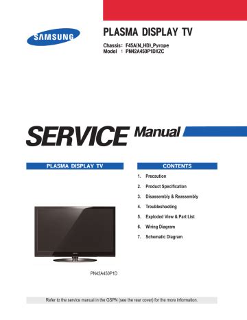 Samsung pn50a450p1d plasma tv service manual download. - Nanoelectronic device applications handbook devices circuits and systems.