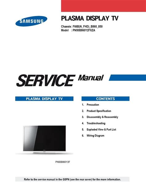 Samsung pn50b860 pn50b860y2f service manual and repair guide. - Chemical engineering design principles solution manual sinnott.