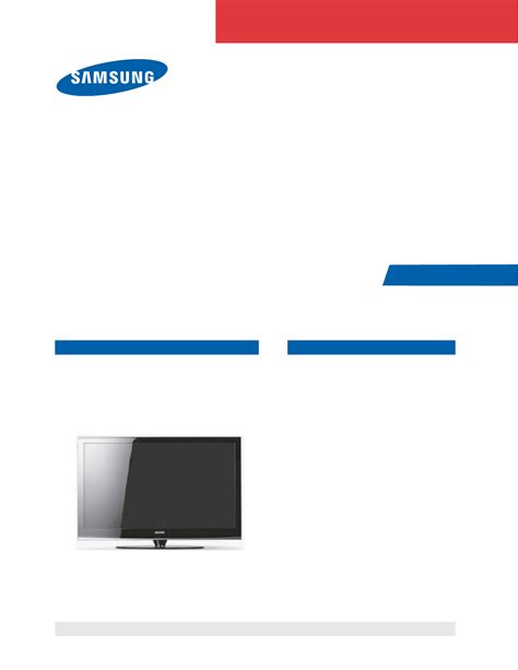 Samsung ps42b450b1w ps50b450b1w manuale di servizio tv al plasma. - Códigos de control remoto dynex manual.