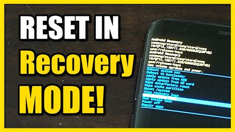 Samsung recovery mode factory reset.  Before we check other methods to boot int...