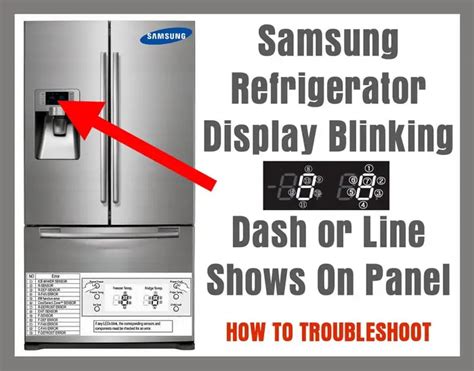 Most Samsung refrigerators have a display on the door. Also often a touch panel, this small LED screen provides information about your fridge's functions and current status. Because the display is quite compact, it uses a range of symbols to provide complete information about your refrigerator.. 