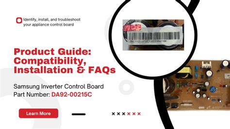 Samsung refrigerator inverter board reset.  Compatibility, install guide, FAQs & ...