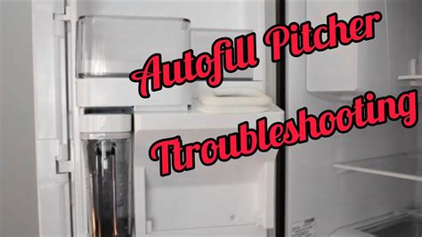 Troubleshooting · 1 Check the water line connection. · 2 Dry the exterior of the water jug and the fridge's autofill compartment. · 3 Ensure the water jug fits in .... 