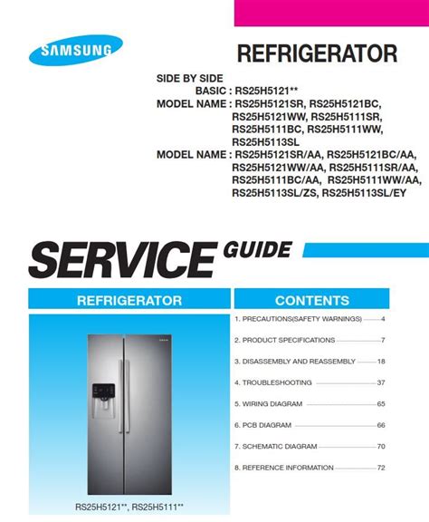 Samsung refrigerator repair manual for side by sides. - Birnbaums global guide to winning the great garment war.