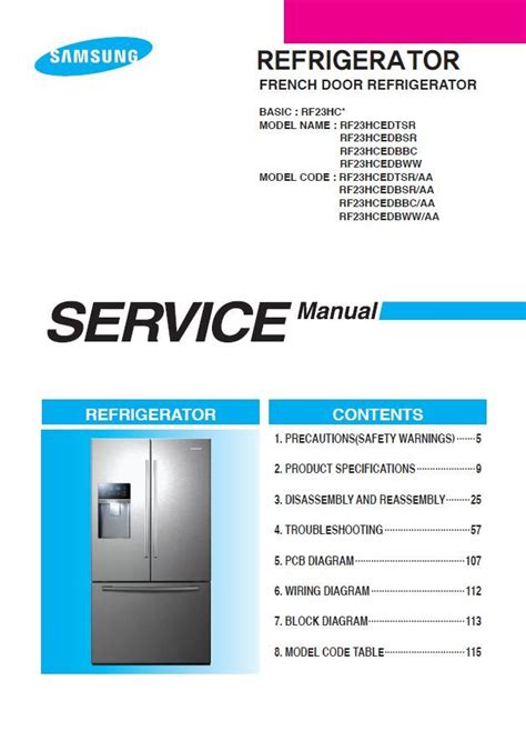 Samsung rf260beaebc service manual repair guide. - Sakramente und sakramentalien in den drei ersten christlichen jahrhunderten.