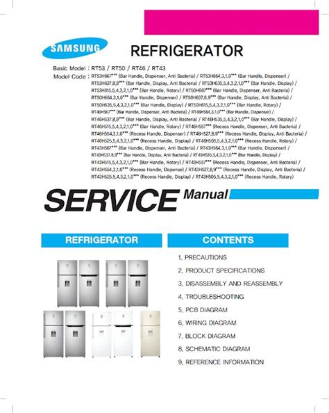 Samsung rl38sbsw manual de servicio guía de reparación. - Arctic cat 4x4 250 2001 workshop service repair manual.