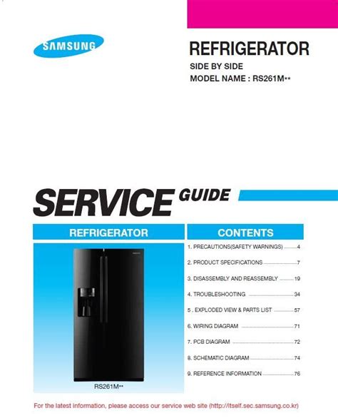Samsung rs261md rs261mdpn service manual repair guide. - Opel vauxhall calibra 1990 1998 service repair manual.