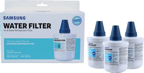 GLACIER FRESH DA97-17376B HAF-QIN Water Filter Replacement for Samsung HAF-QIN/EXP, DA97-08006C, RF23M8070SG, RF23M8070SR, RF23M8090SG, RF23M8090SR, RF23M8570SR, RF23M8590SG (4 Pack) 4.6 out of 5 stars 104. 200+ bought in past month. $37.99 $ 37. 99 ($9.50/Count) $36.09 with Subscribe & Save discount.. 