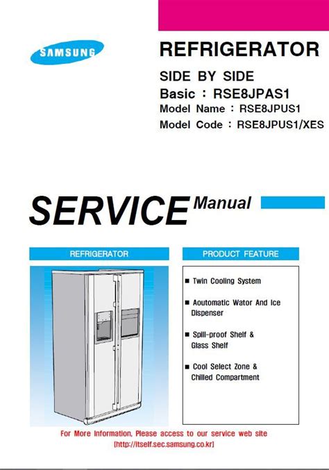 Samsung rse8jpus rse8jpus1 service manual repair guide. - Honda cr125 1993 manuale di servizio.