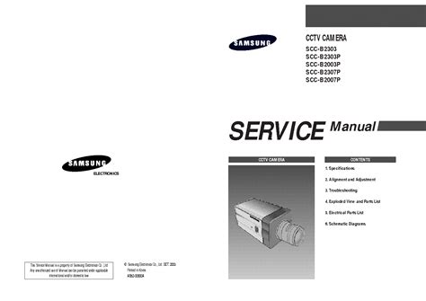 Samsung scc b2303 2003 series service manual repair guide. - Modern control systems 12th solution manual.