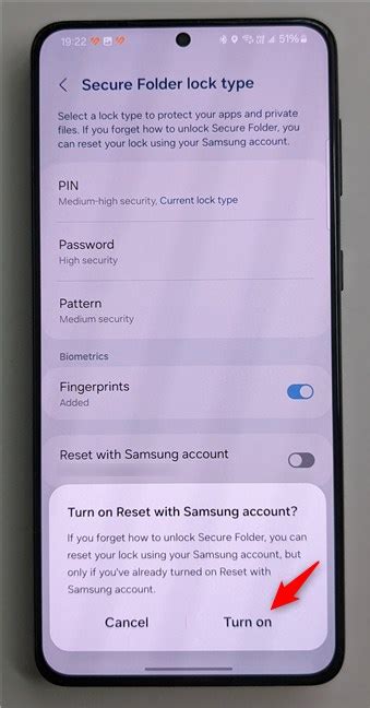 Samsung secure folder reset.  This is done with the Backup and restore setting.  If you’ve ...
