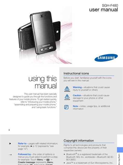 Samsung sgh f480 user manual free download. - Alfred band espressioni libro due corno edizione per studenti in f.