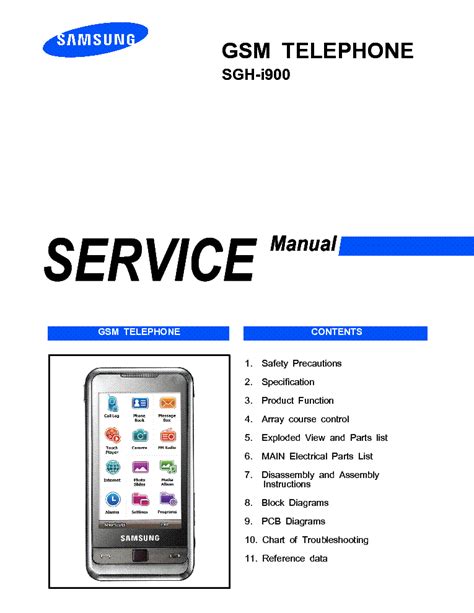 Samsung sgh i900 gsm telephone service manual. - Standard operating procedure logistics operational guide.