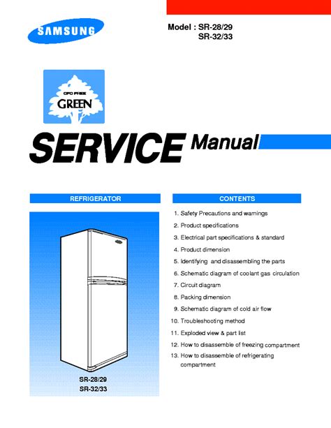 Samsung sr 28 29 32 33 refrigerator repair manual. - Introduction to mathematical statistics solutions manual.