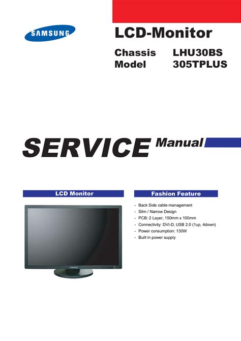 Samsung syncmaster 2693hm service manual repair guide. - Lg l1752tx l1952tx monitor service manual download.