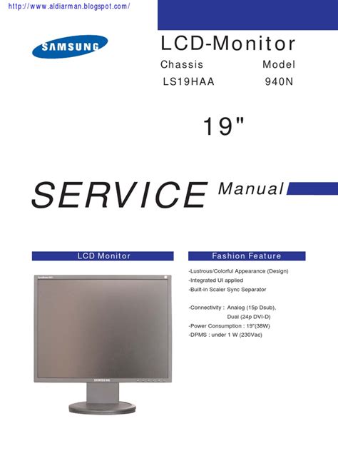 Samsung syncmaster 940n service manual repair guide. - History of virginia a brief textbook for schools.