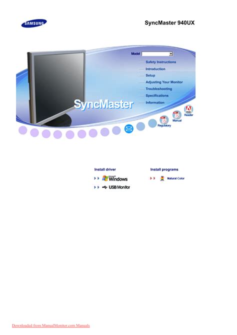 Samsung syncmaster 940ux service manual repair guide. - Manuale di riparazione di servizio issuu toyota avensis verso 20 di.