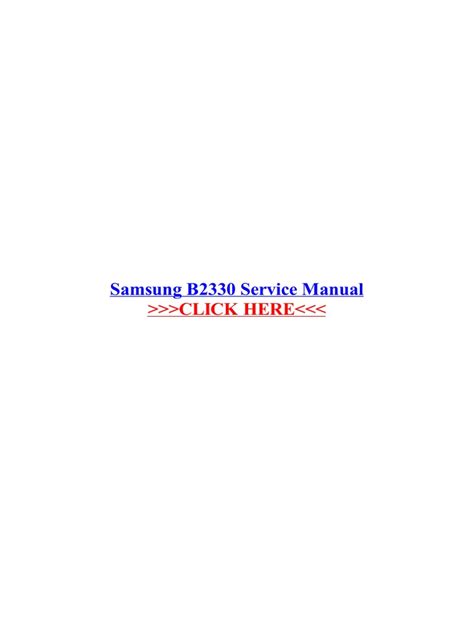 Samsung syncmaster b2330 service manual repair guide. - A manual of radiographic equipment by sybil m stockley.