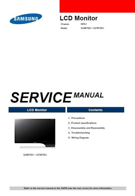 Samsung syncmaster s24b750v s27b750v service manual repair guide. - Vorschriften des technischen umweltschutzes in schleswig-holstein.